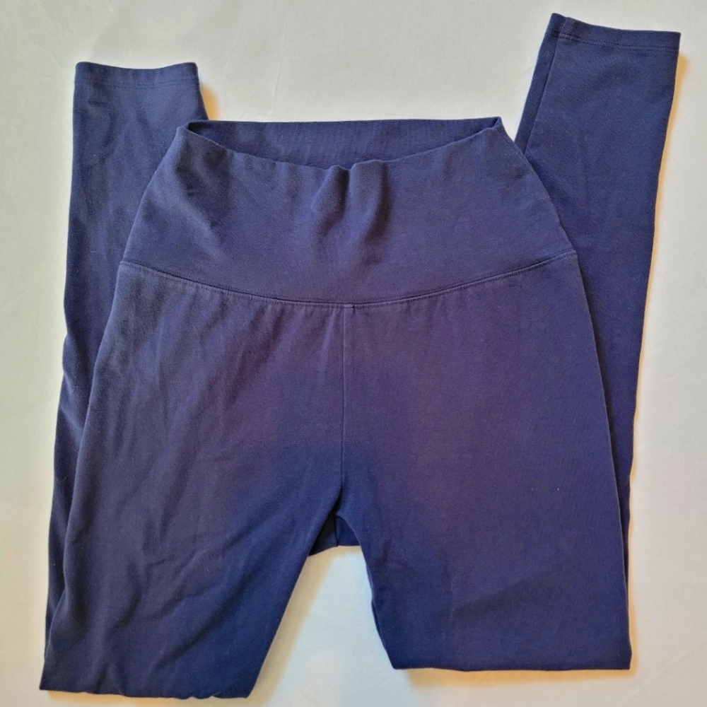 Simply Vera Wang Navy Blue Leggings Size M Adult Pre-owned